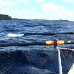 Enonvesi 12 km vor dem Wind finnland 2016