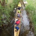 zu wenig Platz zum Rudern Havelquelle 2016