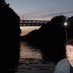 Jacob auf dem Teltowkanal Freitag Abend Spreewald 2016