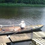 Ruecktransport der Boote mit Fahrrad Day of the Bay 2017