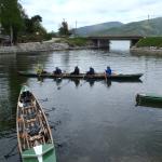 Donji Milanovac Ruderboote anlegen 2017