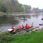 Drachenbootrudercup vor der Schleuse Kleinmachnow 2017