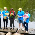 Siegerehrung FDP Drachenboot Rudercup 2017