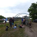 Aufladen am Oder-Havel-Kanal 2017