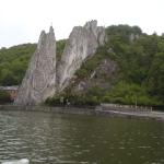 Felsen in Dinant Maas 2017