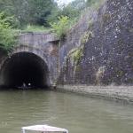Ruderboot im Schiffstunnel von Ham Maas 2017