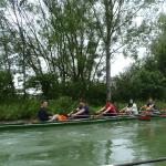 Vierer auf dem Maas Kanal 2017