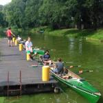 Wartestelle Schleuse Ostroda Polen 2017