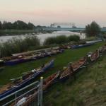 Ruderboote beim Oste Marathon 2017