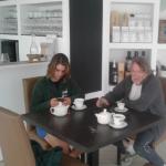 Jo und Uli nach dem Rudern Po 2017