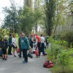 Ruderer Guastalla vor dem Quartier Po 2017