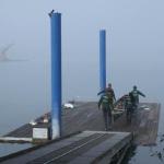 Rastatt Steg im Nebel 2017