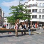 Boot auf dem Rathausmarkt Kleinmachnow 2017