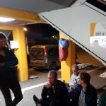 Ruderer Clochards vor dem Hotel Midi 2018