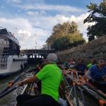 wir schleuse mit einem Hausboot Midi 2018