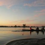 Zweier auf dem Trebelsee Herbst 2018