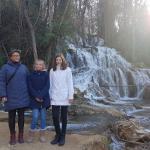 Maedels an den Wasserfaellen Kroatien 2018