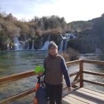 Sonia an den Wasserfaellen 2019