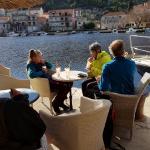Sonnenterasse in Zaton Kroatien 2018