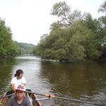 Ruderer auf der oberen Saale 2018