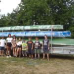 Boote abladen in Kassel Weser 2018