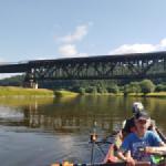 Eisenbahnbruecke Weser 2018