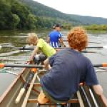 Jugendwartin mit der Kindergruppe auf der Fulda 2018