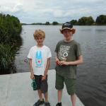 Leon und Mattiis an der Weser 2018