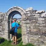 Eingang zur Kirchenruine White Island 2019