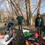 Ablegen in Ostiglia Po 2019