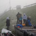 Warten im Nebel Po 2019