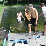 Kevin geht am Start erst mal baden P09