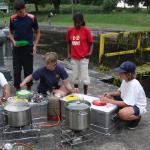 Netze Abendessen an einer Schleuse P09