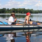 Ruderboot auf der Regattastrecke von Bromberg P09