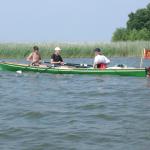 Ruderzweier vor Schilffeld Masuren P09