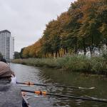 Almere downtown im Boot 2019