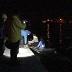 Ankunft im Dunkeln in Plaue 2019