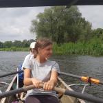 Ruderinnen auf der Elde Mecklenburg 2020