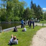 Schleuse Hakenberg Mittagspause Altfriesack 2021