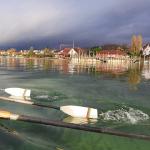 Unwetter über Allensbach Silvester 2021