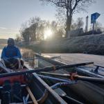 Parey defekte Schleuse bei Sonnenaufgang 2021