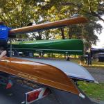 Bootsanhänger Quer durch Berlin 2021 Baumgarten Marathon C-Vierer