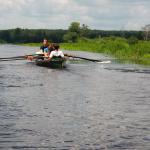 Auf dem Finowkanal Ruderboot 2021