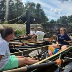 Schleuse Alt Schadow 2021 Ruderboote