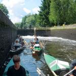 ruppiges Schleusen auf dem Finowkanal 2021