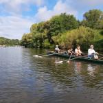 Wanderrudertreffen 2021 Start der Ruderboote