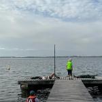 Etang de Berre Mittagspause der Ruderer 2022