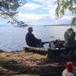 Feuerstelle auf Biwakplatz 2022