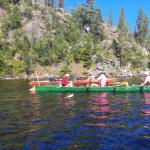 Ruderboot vor Ukko Inari 2022