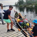 beladenes Ruderboot Inari 2022